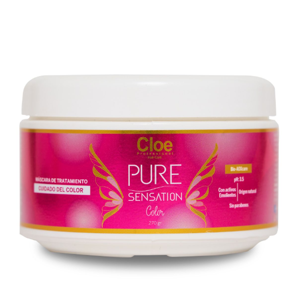 CLOE - Mascara profesional Pure Sensation cuidado de color