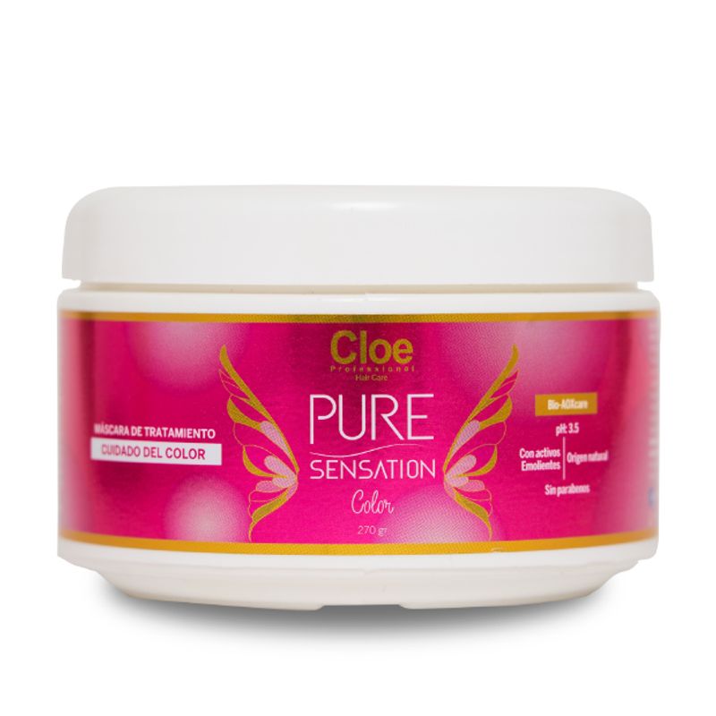 CLOE - Mascara profesional Pure Sensation cuidado de color.-