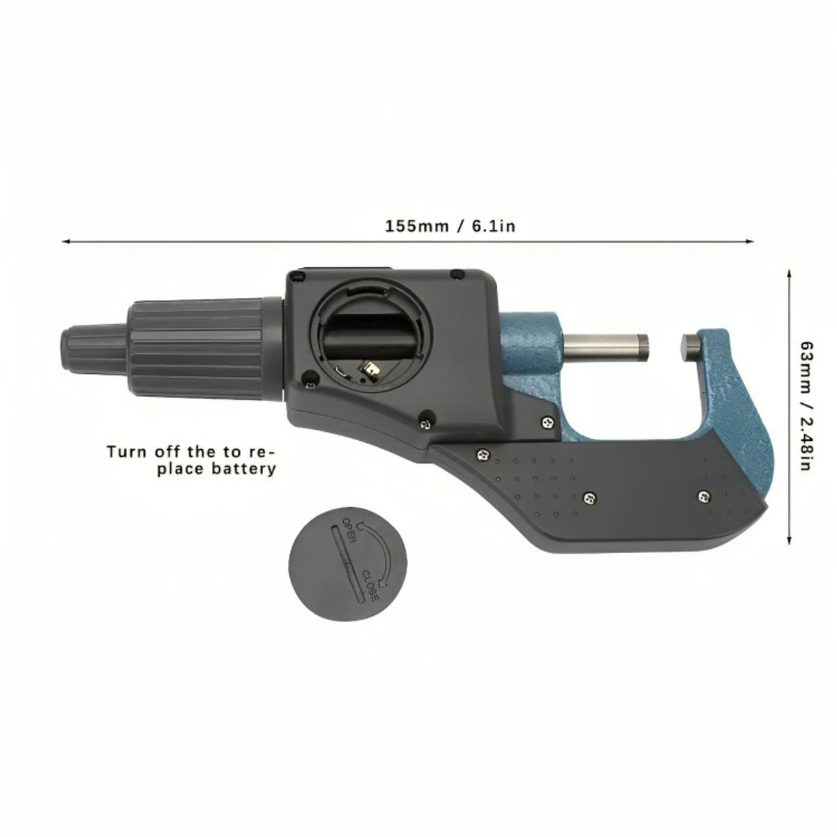 OEM - Micrometro Digital Externo 0 A 25mm