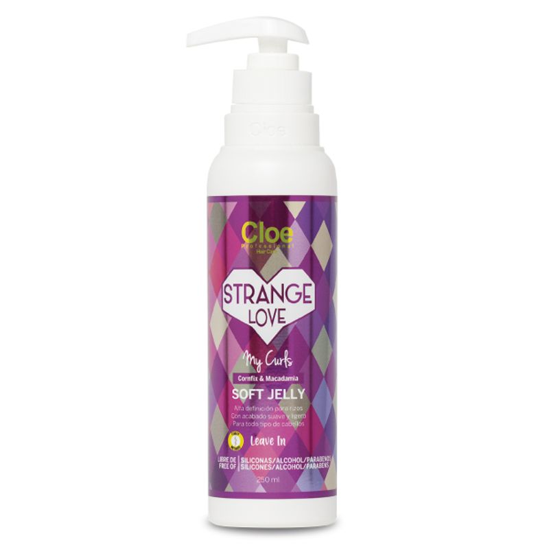CLOE - SOFT JELLY STRANGE LOVE Cloe definidor de rizos en gel para cabello rizo