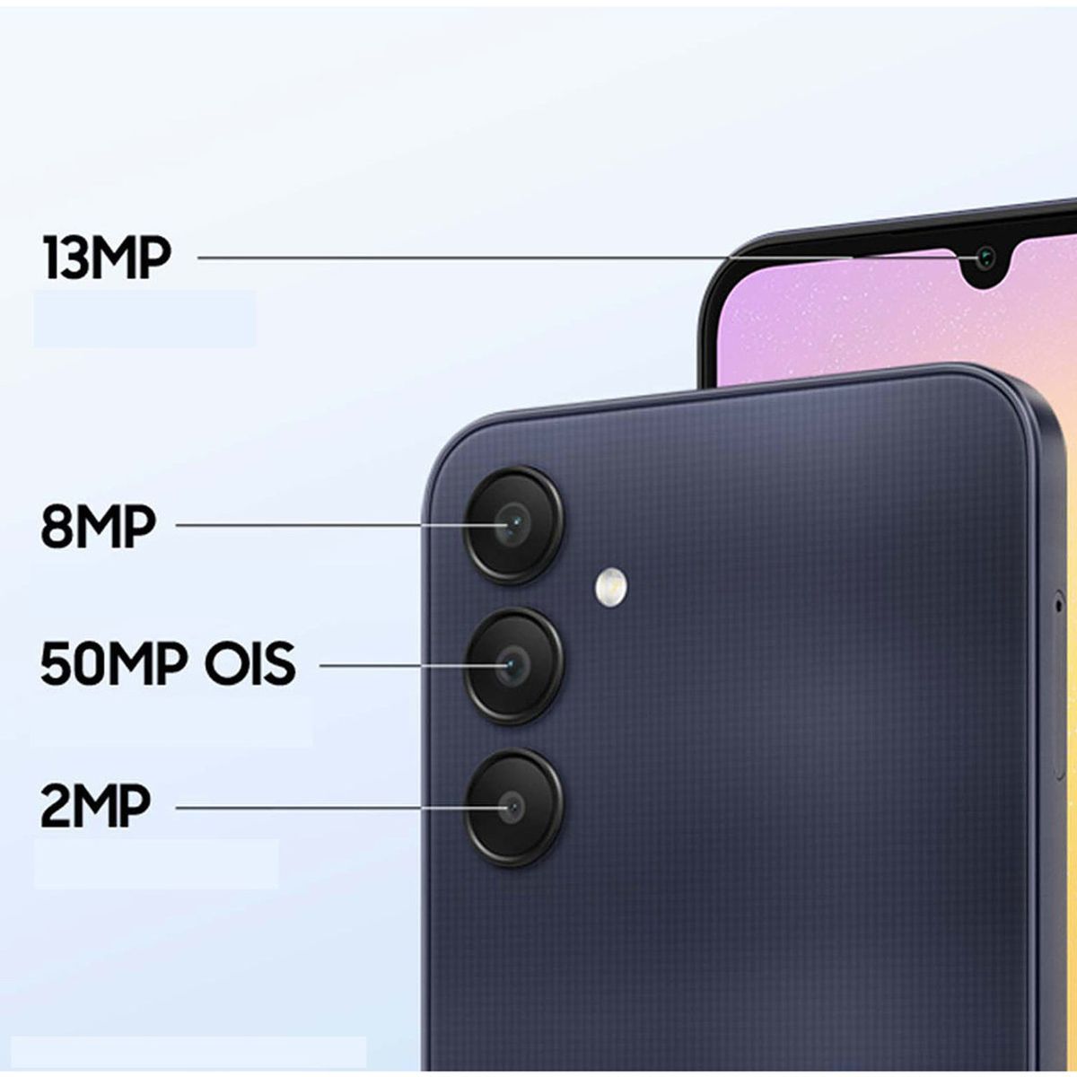 SAMSUNG - Samsung Galaxy A25 5G 5G Dual SIM 256 GB azul oscuro 8 GB RAM