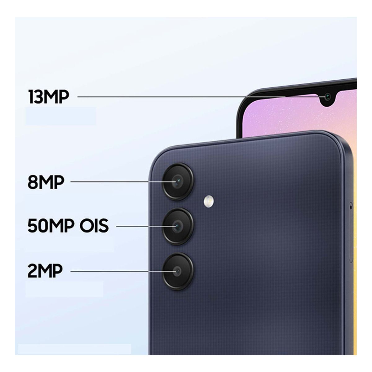 SAMSUNG - Samsung Galaxy A25 5G 5G Dual SIM 256 GB azul oscuro 8 GB RAM