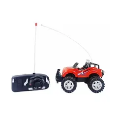 ANGELES DEL HOGAR - CAMIONETA JEEP 4X4 ROJO CONTROL REMOTO