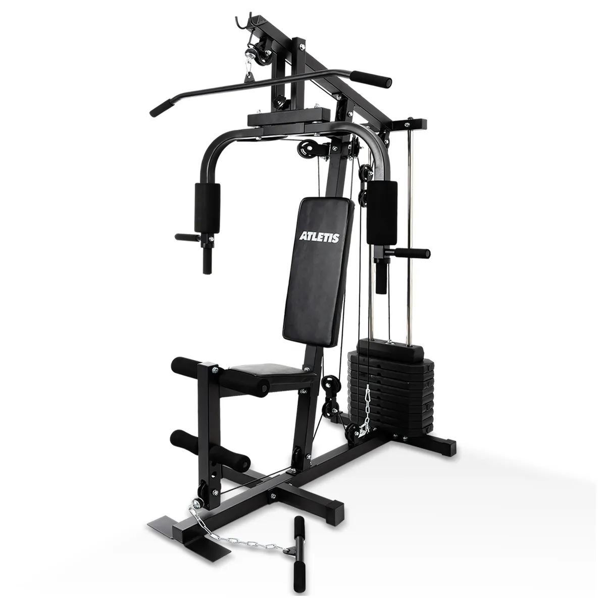 ATLETIS - Home Gym Multifuncional Xtreme Force 45 kg con Poleas