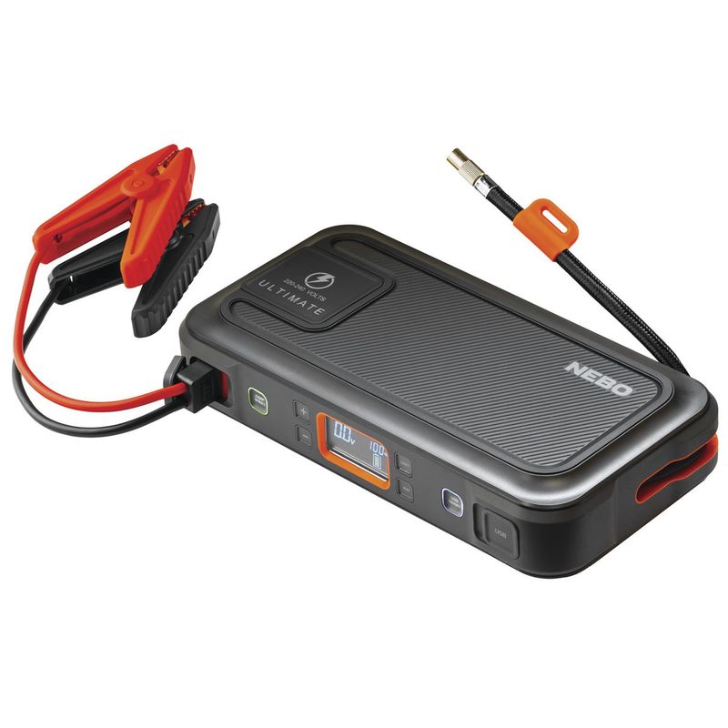 NEBO - Partidor Batería de Auto 1500A Nebo con Enchufe AC 220-240V