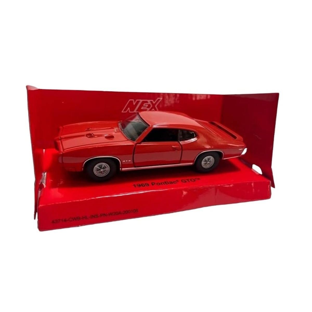 TOP10BOOKS - JUEGO 1969 Pontiac Gto. Auto Miniatura Welly Escala 1: 34 1: 36 - Pontiac Gto De