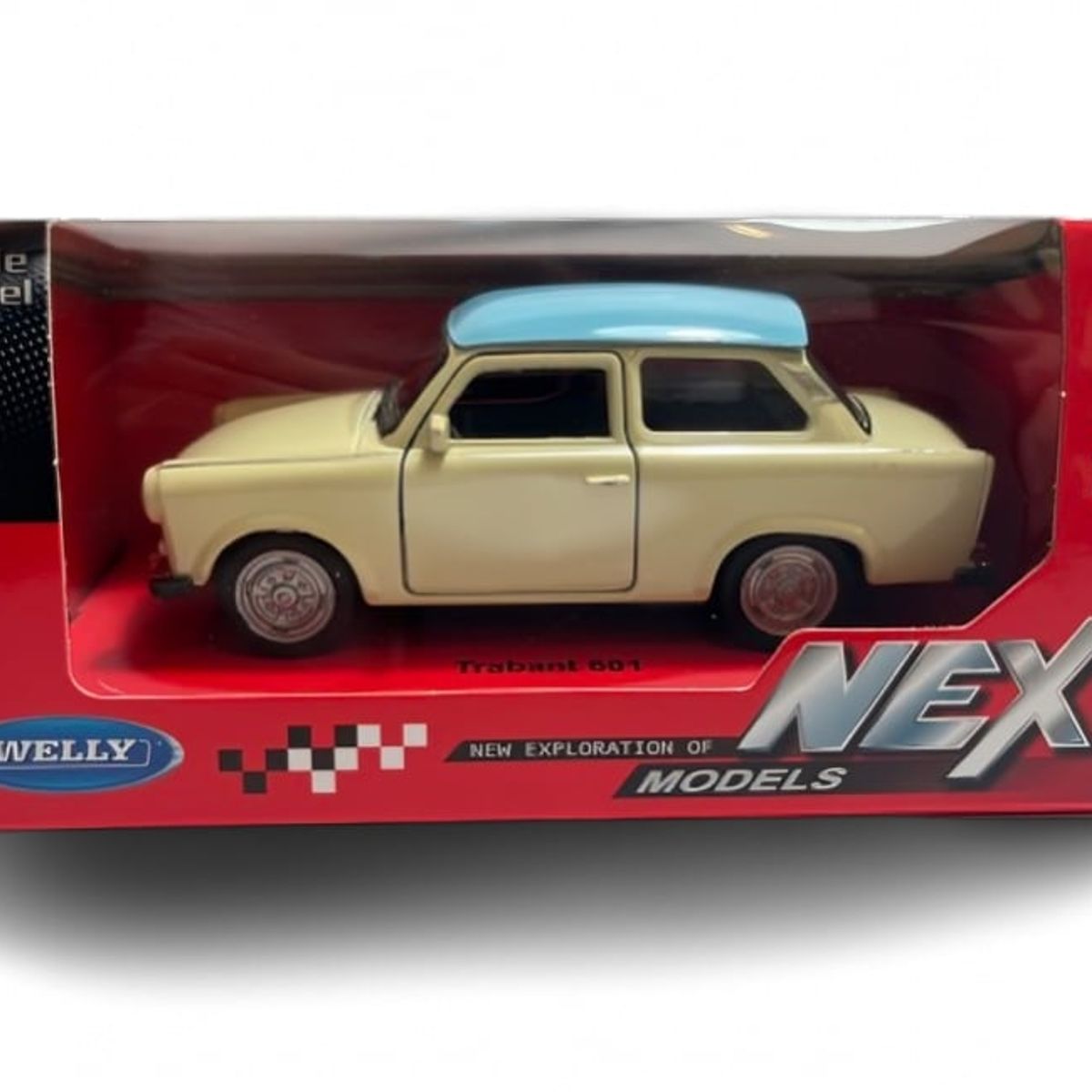 TOP10BOOKS - Trabant 601. Auto Miniatura. Welly Escala 1: 34 1: 36 - Trabant 601 -