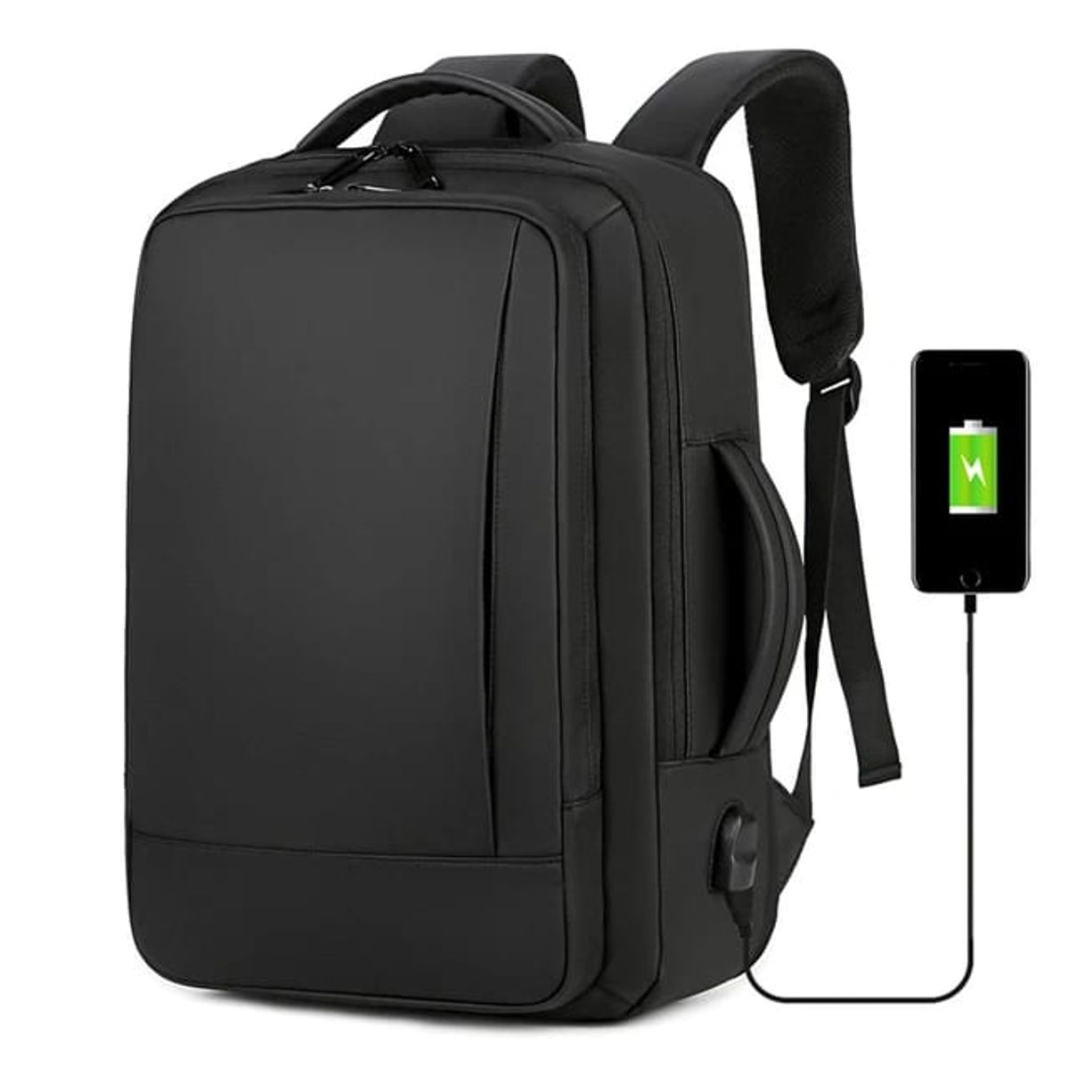 GENERICO - Mochila Urbana Expandible Multifuncional para Notebook Oxford