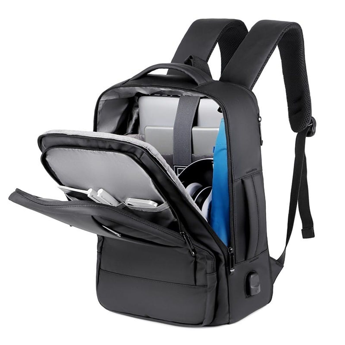 GENERICO - Mochila Urbana Expandible Multifuncional para Notebook Oxford