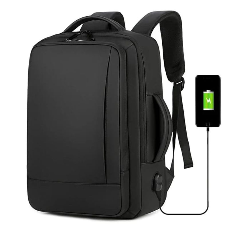 GENERICO - Mochila Urbana Expandible Multifuncional para Notebook Oxford