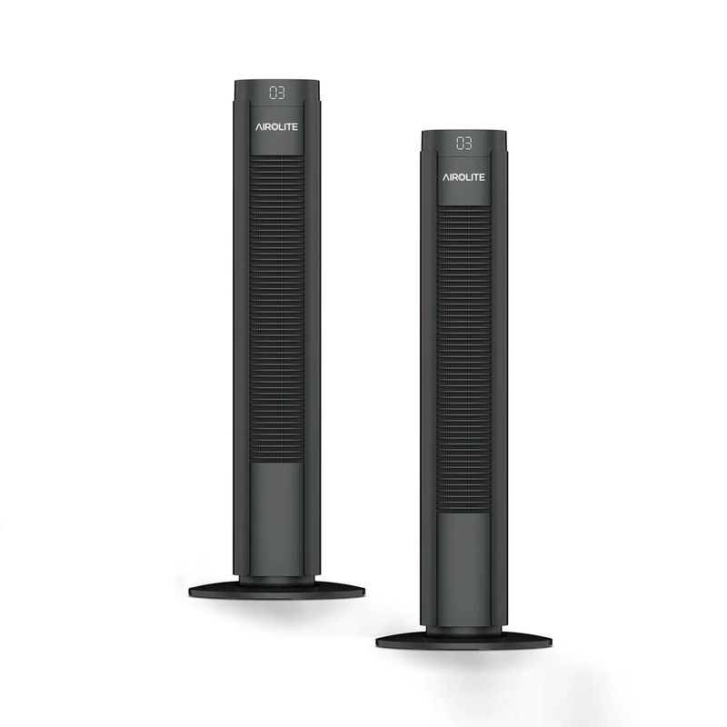 AIROLITE - Pack X2 Ventilador Tipo Torre Vt02R Airolite