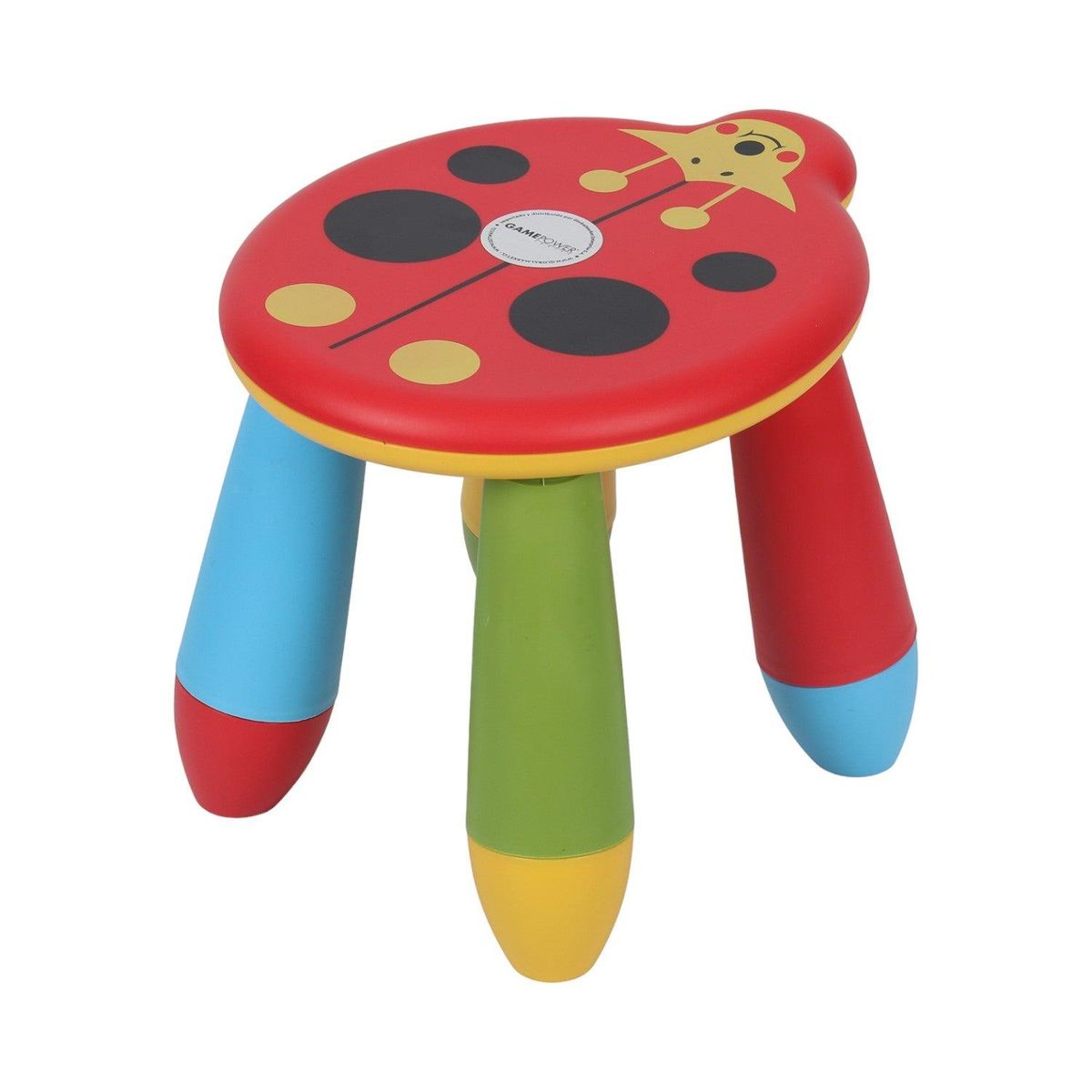 GAME POWER - Piso Plástico Colores Para Niños 28Cm Diametro Gamepower