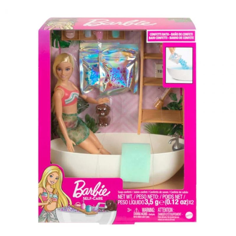 MATTEL - MATTEL HKT92 BARBIE DOLL BAÑO DE BURBUJAS