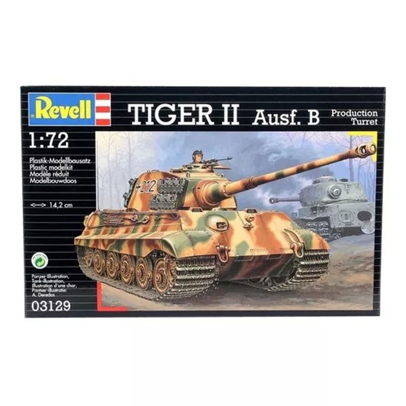 REVELL - REVELL 03129 1-72 TIGER II AUSF B HEAVY TANK