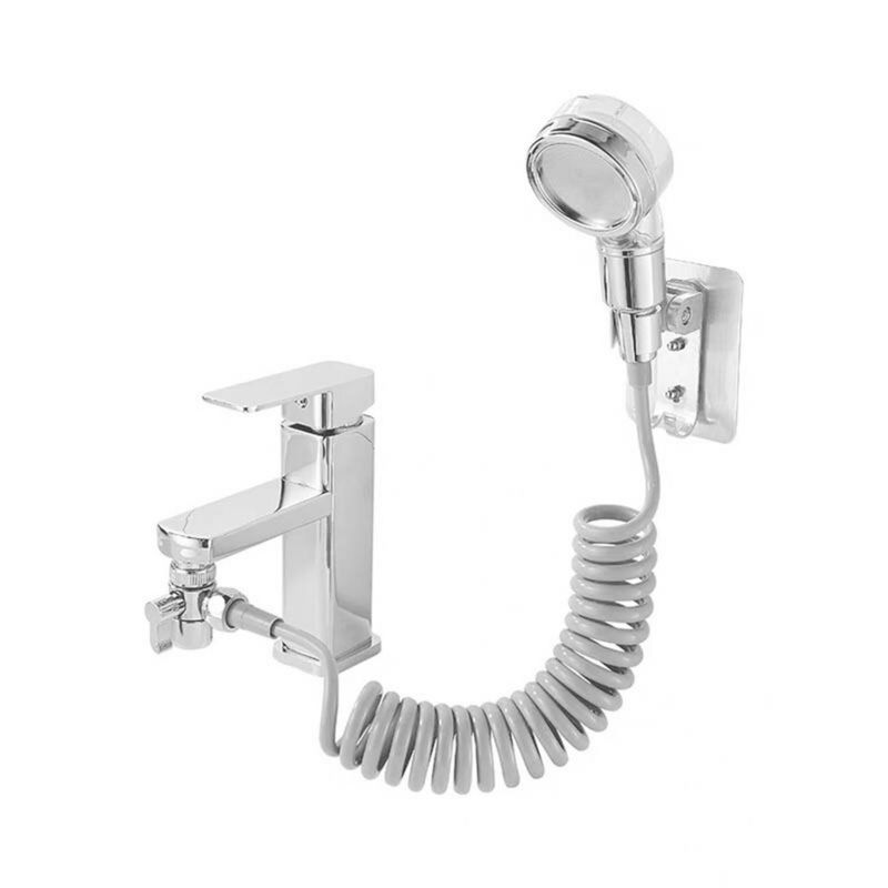 IMPORTCLICK - Kit Ducha Bidet Árabe Lavamanos Acero Inoxidable - Plateado