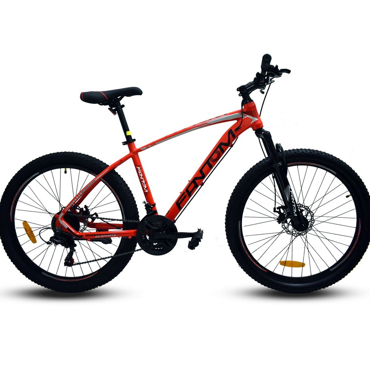 FANTOM - Bicicleta Fantom 26 MTB Aluminio Rojo