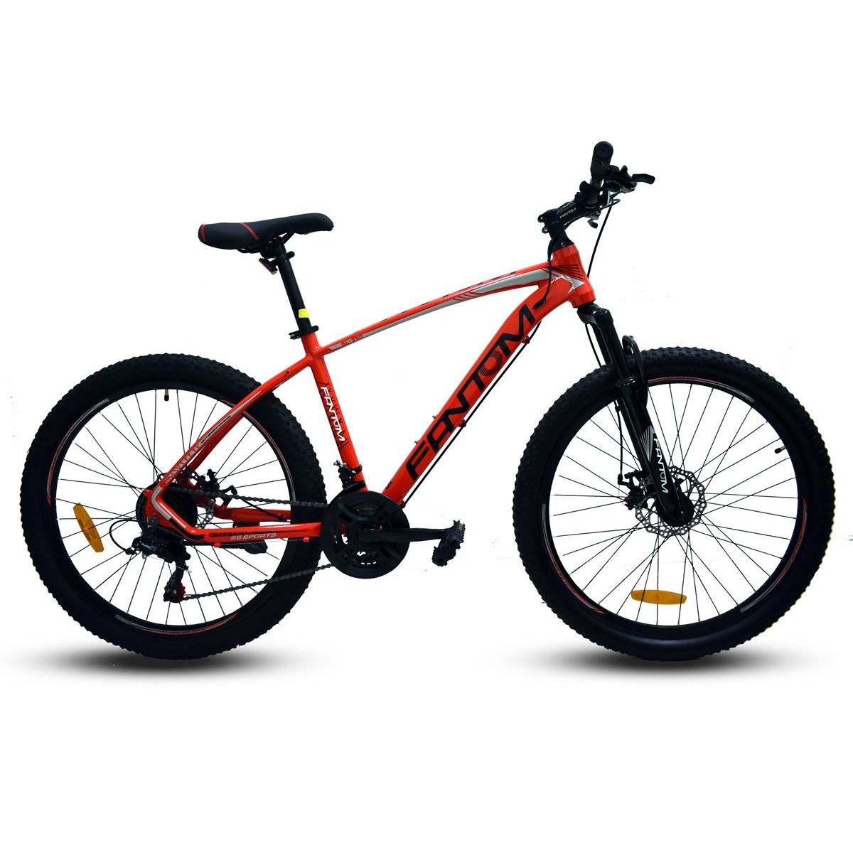 FANTOM - Bicicleta Fantom 26 MTB Aluminio Rojo