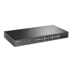 TP LINK - Switch 24 Puertos PoE Gigabit + 4 Puertos SFP TL-SG2428P Rackeable