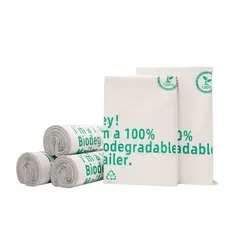 CRUSEC - Bolsa de Basura Biodegradable Resistentes Pack 100 30X20cm.