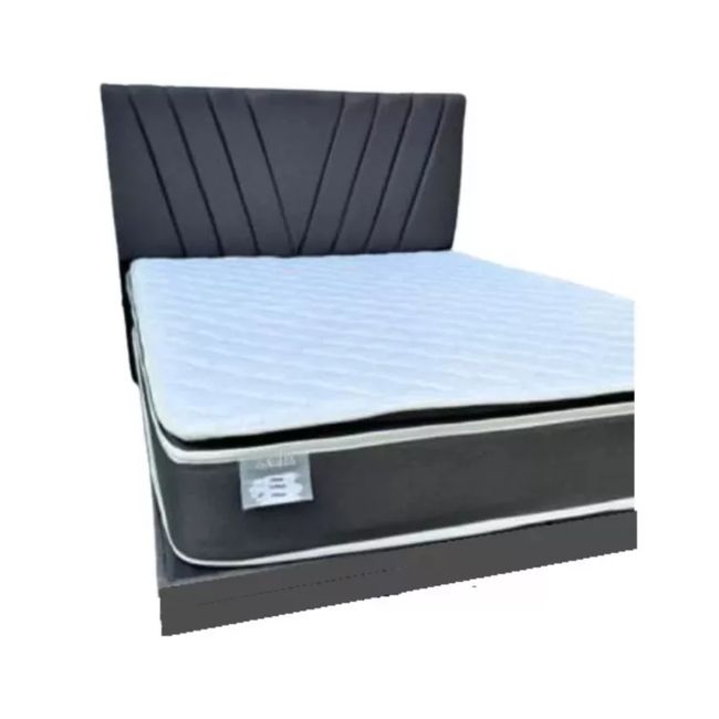 GENERICO - Colchón 2 Plaza Resortes 90x150x30cm Blanco