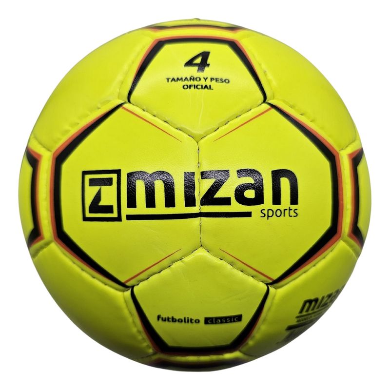 GENERICO - Balón Fútbolito Classic Pro N°4 Bote Bajo Fútbol 7 4 Capas