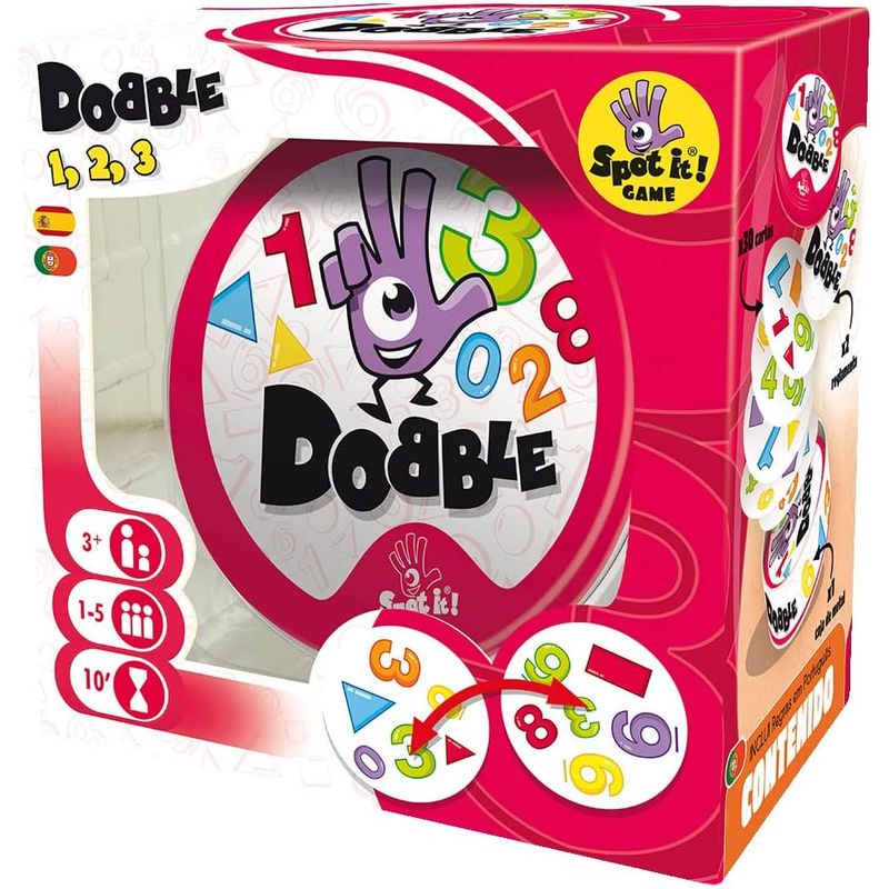 ZYGOMATIC - Dobble Formas y Numeros - Juego de Mesa - Español