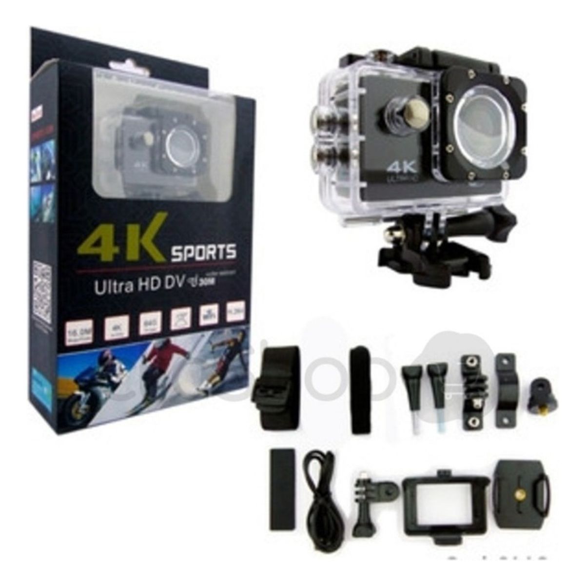 DRASANVI - Camara 4k Full Hd Sports Wifi Resistente Al Agua