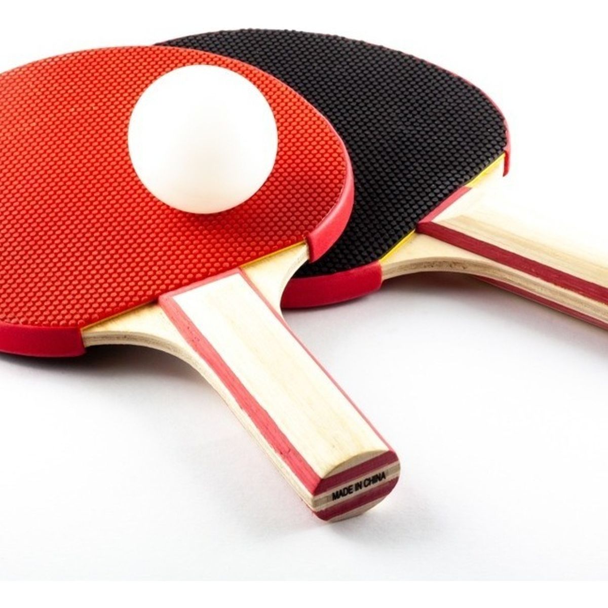 DRASANVI - Pack De 2 Paletas De Ping Pong Outdoor Ping Pong Roja Negra