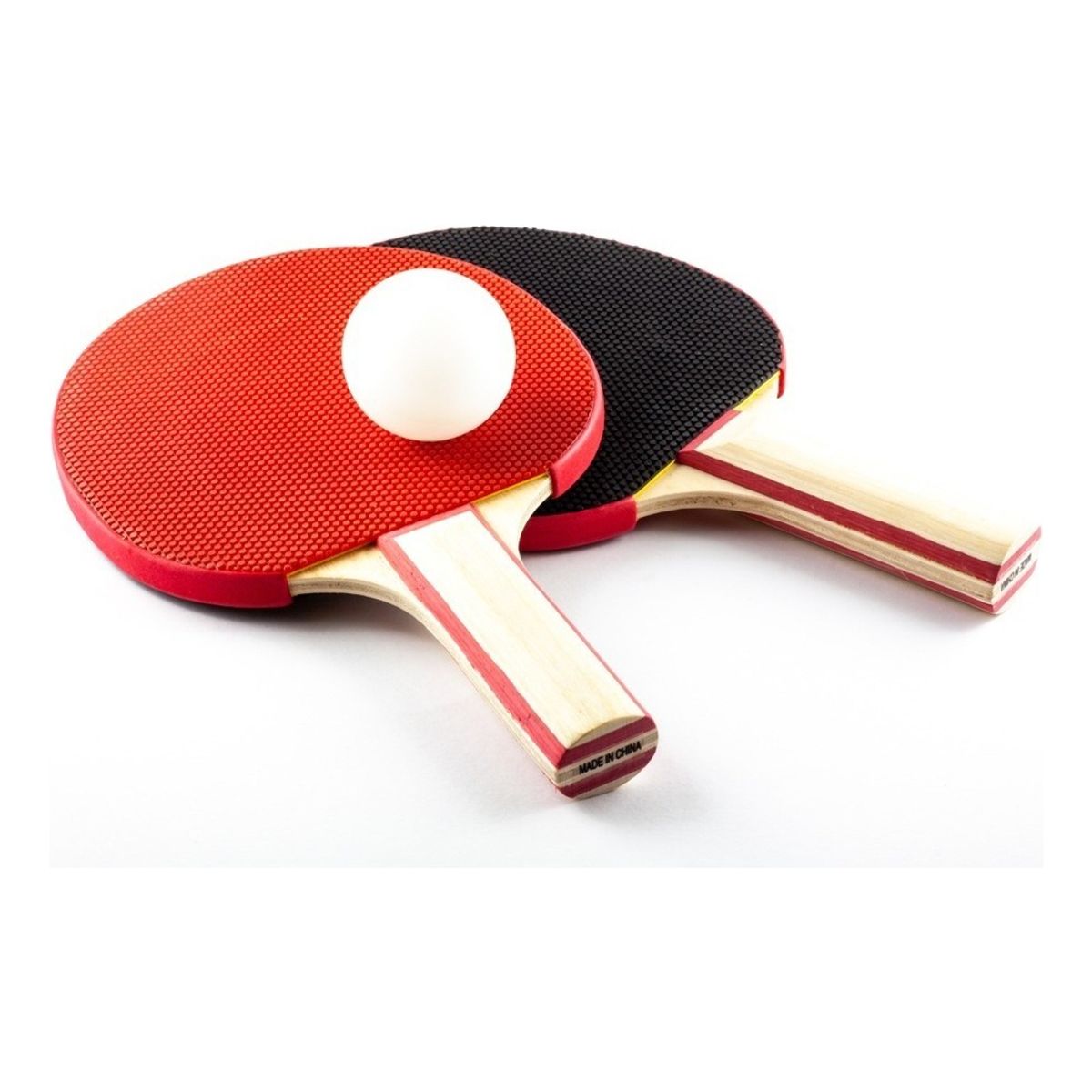 DRASANVI - Pack De 2 Paletas De Ping Pong Outdoor Ping Pong Roja Negra
