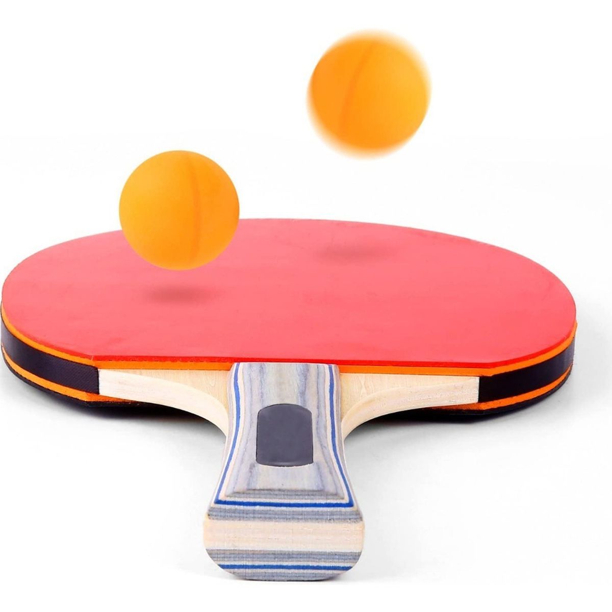 DRASANVI - Pack De 2 Paletas De Ping Pong Outdoor Ping Pong Roja Negra