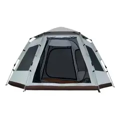 U BUY - Carpa Automática Hexagonal Para 6 Personas 240x280x160
