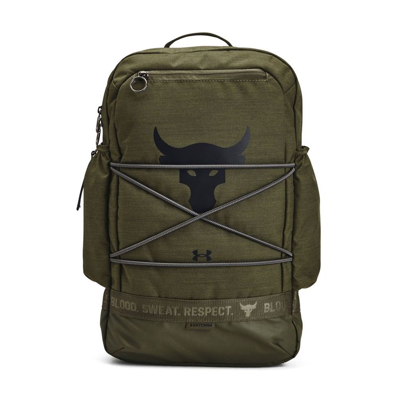 UNDER ARMOUR - Project Rock Brahma Mochila unisex Verde UNDER ARMOUR
