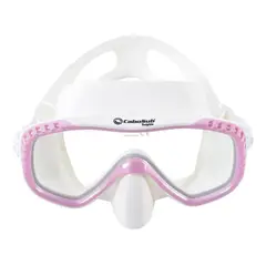 CABOSUB - Máscara Dolphin Comodidad Visión Clara para Buceo y Snorkel - Rosa - Único