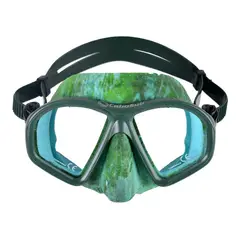 CABOSUB - Máscara Buceo Snorkeling Tonina Camuflaje Precisión y Estilo - Verde
