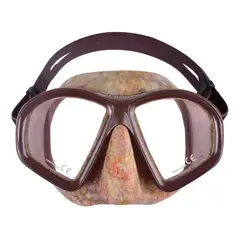 CABOSUB - Máscara Buceo Snorkeling Tonina Camuflaje Precisión y Estilo - Marron