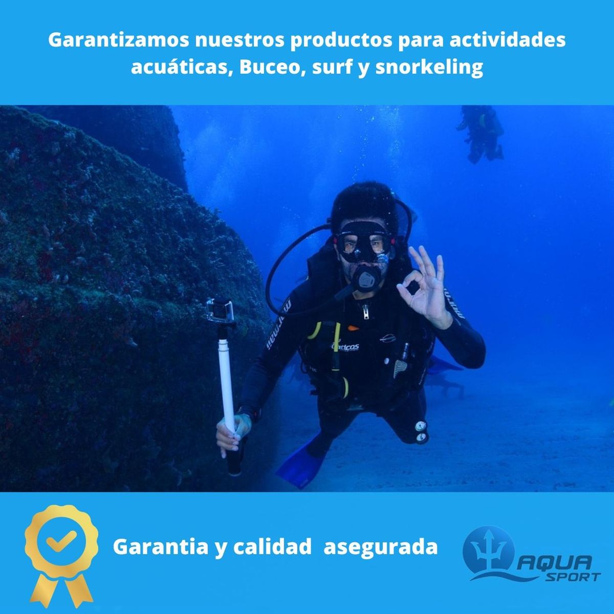 CABOSUB - Máscara Buceo Snorkeling Tonina Camuflaje Precisión y Estilo - Marron