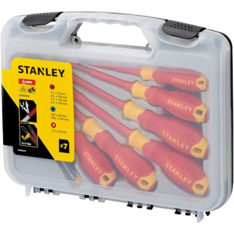 STANLEY - Juego Destornilladores Aislados 1000V STMT60175-LA Stanley