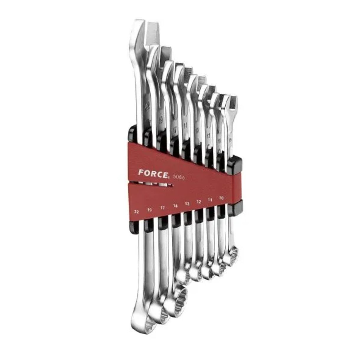 FORCE - Juego Llaves Punta Corona 10 a 22mm 8pz 5086 Force