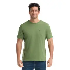 PANAMA JACK - Polera Manga Corta Hombre Verde