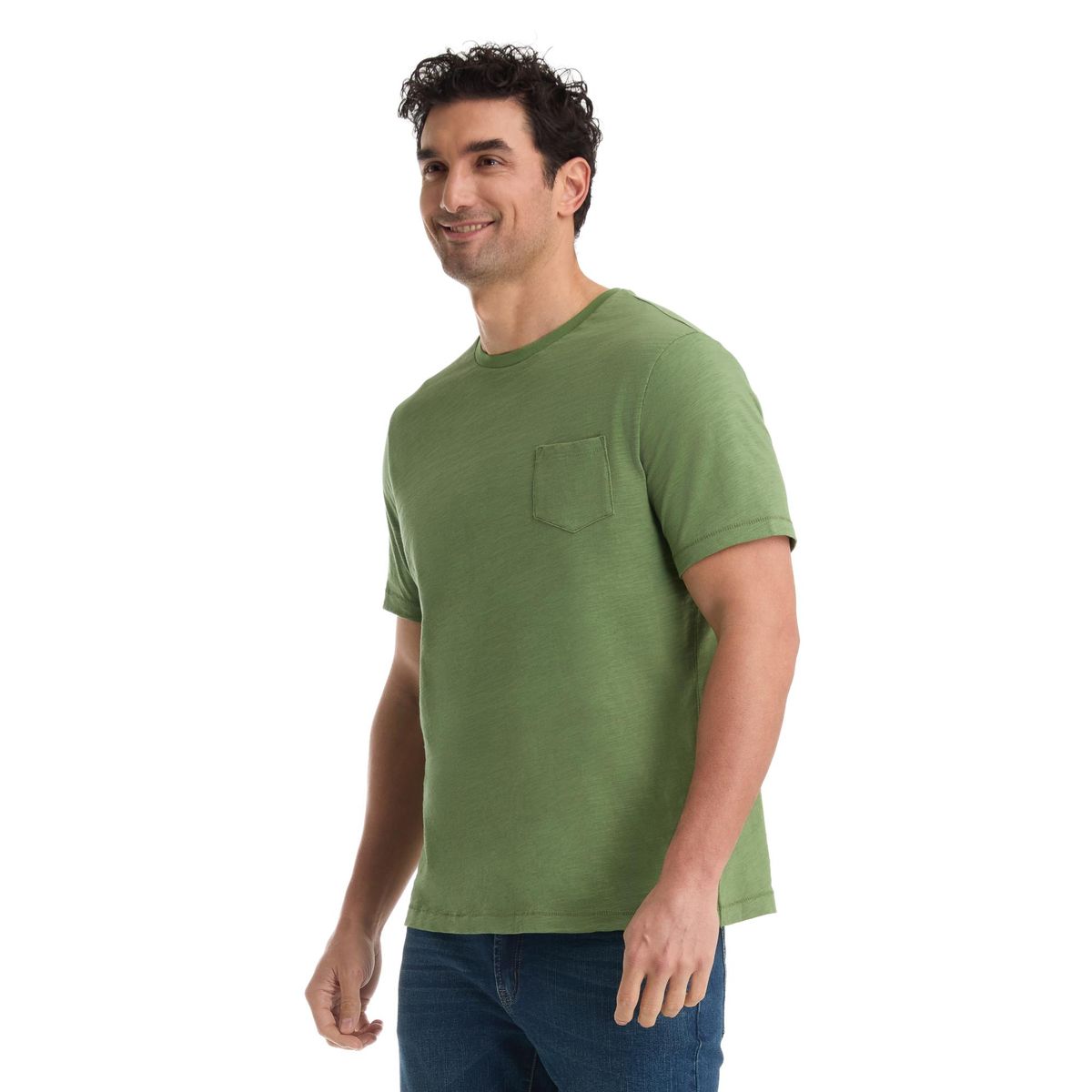 PANAMA JACK - Polera Manga Corta Hombre Verde Panama Jack