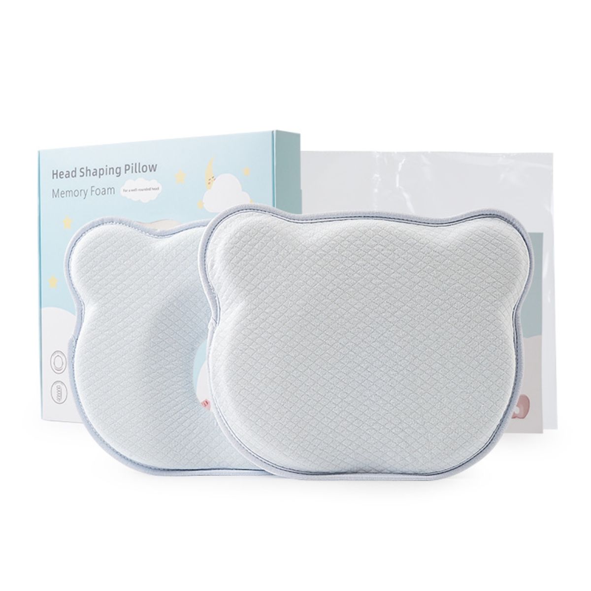 ATURE - Almohada Cojín Para Bebe Anti-plagiocefalia Regalos Bebé