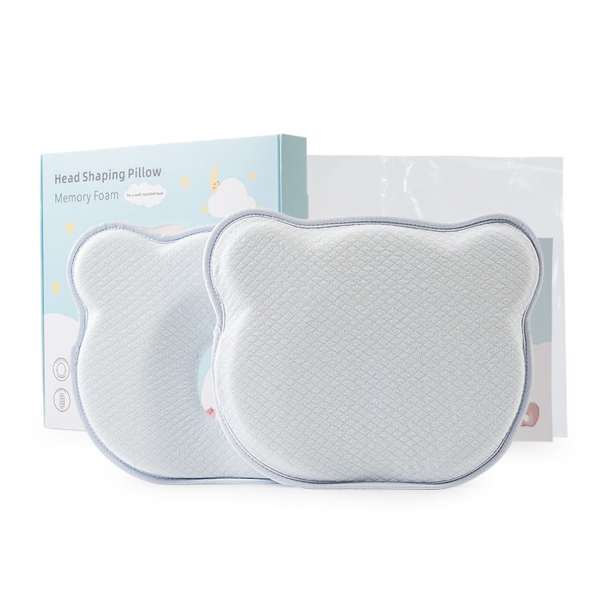 ATURE - Almohada Cojín Para Bebe Anti-plagiocefalia Regalos Bebé