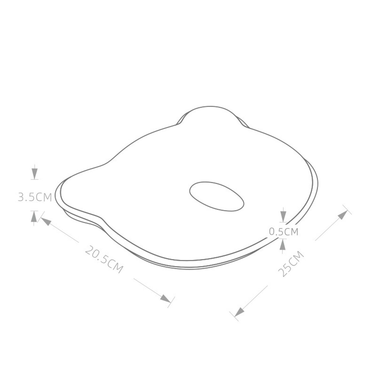 ATURE - Almohada Cojín Para Bebe Anti-plagiocefalia Regalos Bebé