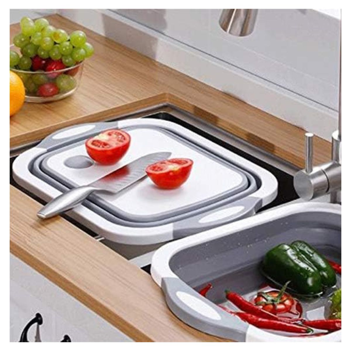 GENERICO - Tabla de Corte BoardSmart Food 3 en 1