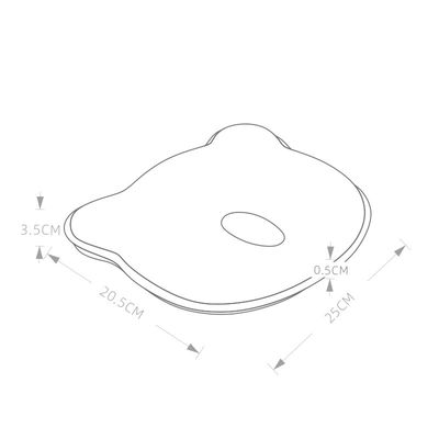 Imagen 2 del producto Almohada Cojín Para Bebe Anti-plagiocefalia Regalos Bebé