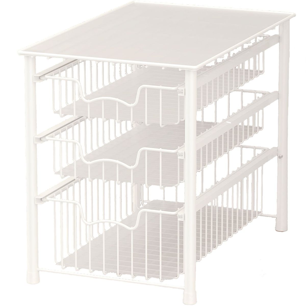 PAGANOOM - Cesta Deslizante Apilable de 3 Niveles