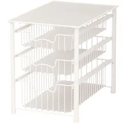 PAGANOOM - Cesta Deslizante Apilable de 3 Niveles