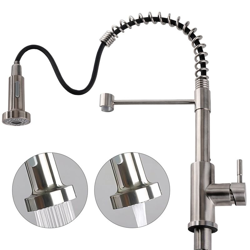 GENERICO - Grifo Llave Lavaplatos Monomando Flexible Griferia De Cocina