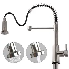 GENERICO - Grifo Llave Lavaplatos Monomando Flexible Griferia De Cocina