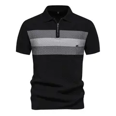 TIOZONEY - Polo de manga corta para hombre